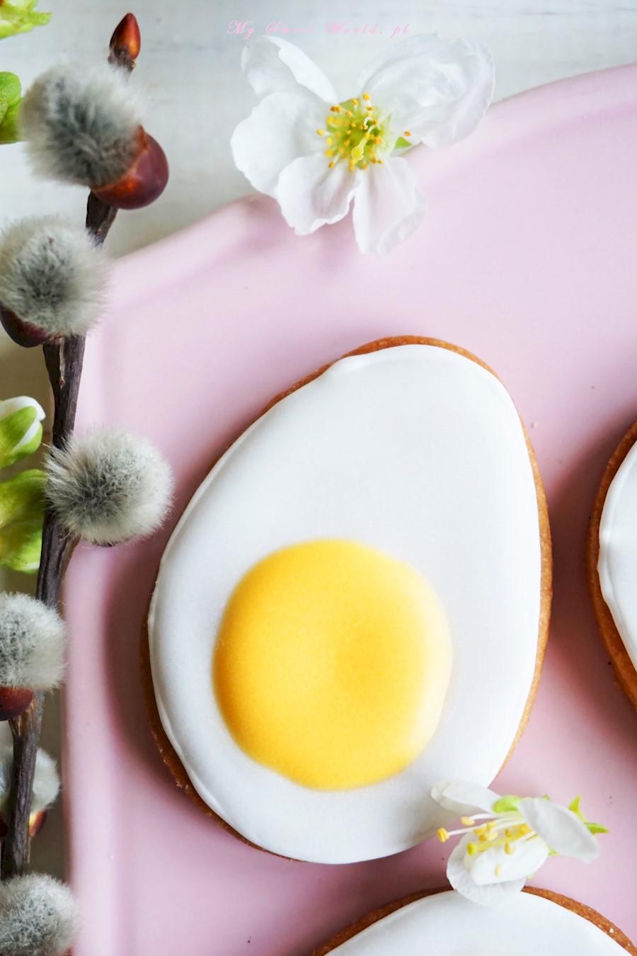 „Jajka ” – czyli cytrynowe ciasteczka na Wielkanoc
